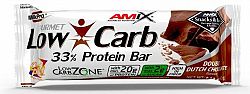 Amix Low-Carb 33% Protein Bar dvojitá čokoláda 60 g