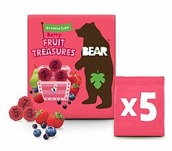 Bear Fruit Treasures jahoda/čučoriedka 100 g (5 x 20 g)