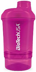 BioTech USA Shaker Nano růžová 300 ml + 150 ml
