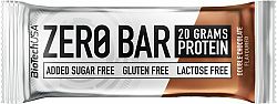 BioTech USA Zero Bar dvojitá čokoláda 50 g