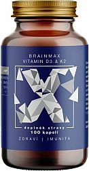 BrainMax Vitamín D3 & K2 100 kapsúl