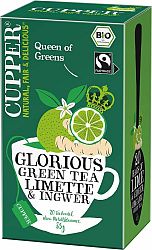 Cupper Zelený čaj BIO zázvor/limetka 35 g (20 x 1,75 g)