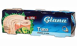 GIANA Tuniak kúsky vo vlastnej šťave 240 g (3 x 80 g)