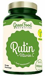 GreenFood Rutín + Vitamín C 90 kapsúl