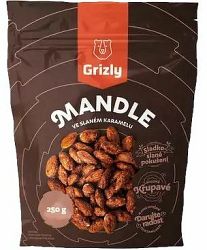 Grizly Mandle v slanom karameli 250 g