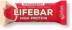 Lifefood Lifebar Protein BIO jahoda 47 g