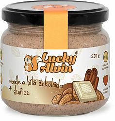 Lucky Alvin Mandľový krém s bielou čokoládou a škoricou 330 g