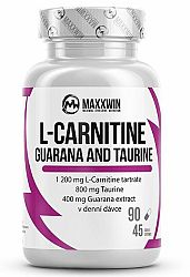 MAXXWIN L-CARNITINE GUARANA TAURINE 90 kapsúl