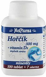 MedPharma Horčík 300mg + Vitamín D3 107 tabliet