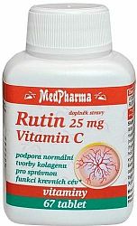 MedPharma Rutin 25 mg + Vitamín C 67 kapsúl