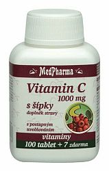MedPharma Vitamín C 1000mg zo šípku 107 tabliet