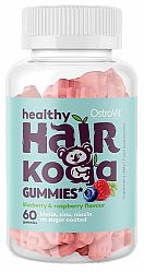 OstroVit Healthy hair koala gummies čučoriedka/malina 60 kapsúl