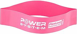 Power System posilňovacia guma Flex loop 60 cm x 5 cm x 8 mm růžová nízka záťaž (odpor 12 kg)