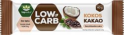 Topnatur Low Carb tyčinka lieskový orech/horká čokoláda 40 g