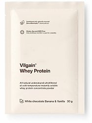 Vilgain Whey Protein biela čokoláda, banán a vanilka 30 g