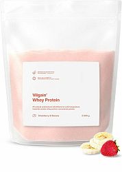 Vilgain Whey Protein jahoda a banán 2000 g