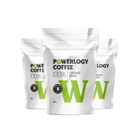 POWERLOGY Powerlogy Organic Coffee 3 x 250 g