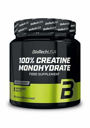 BioTech USA 100% Creatine Monohydrate bez príchute 300 g (dóza)