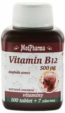 MedPharma Vitamín B12 500 µg 107 tabliet