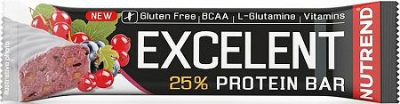 Nutrend Excelent Protein Bar čierne ríbezle/brusnice 40 g