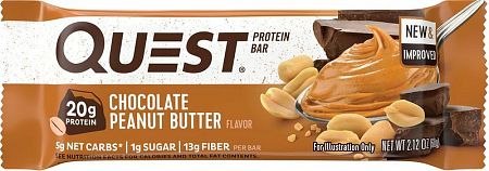 Quest Nutrition Protein Bar čokoláda/arašidové maslo 60 g