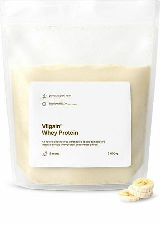 Vilgain Whey Protein banán 2000 g