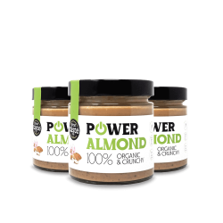 POWERLOGY Powerlogy Organic Almond Butter 3 x 330 g