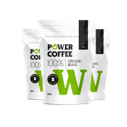 POWERLOGY Powerlogy Organic Coffee Strong 3 x 1000 g