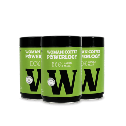 POWERLOGY Powerlogy Woman Coffee Ground 3 x 250 g
