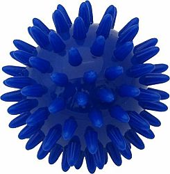 Kine-MAX Masážna loptička ježko 6 cm modrá