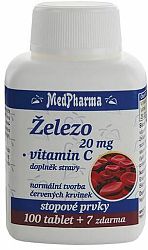 MedPharma Železo 20mg + vitamín C 107 tabliet