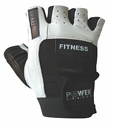 Power System fitness rukavice FITNESS L bílá/černá
