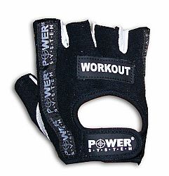 Power System Fitness rukavice WORKOUT M černá