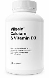 Vilgain Vápnik + Vitamín D3 120 kapsúl